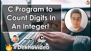 C Program to Count Number of Digits in an Integer