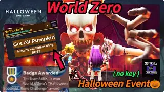 🎃[SPOTLIGHT] - WORLD ZERO SCRIPT - Instant Kill Boss, Get All Pumpkin | (NO KEY!)