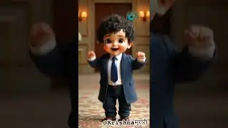 💕🥰Aww.. So Cute.... Cutest Krishna Dancing #krishna #kanhaiya #trending #viralshorts #dance
