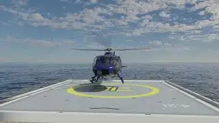 Helideck helicopter operations