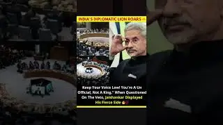 Jaishankar&rsquo;s Fierce Reply at UN | India&rsquo;s Diplomatic Lion Roars 🔥 | True Leadership of India 🇮🇳