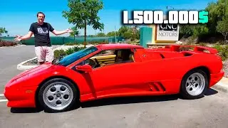 ✅POR ESTO el LAMBORGHINI DIABLO VT ROADSTER era una LOCURA en los 90 [ESPAÑOL]