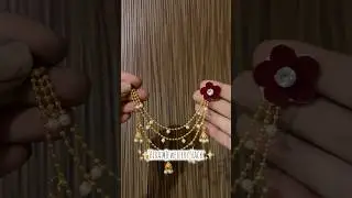 Easy Flower Jewellery Hack 🔥 Quick Flower Earrings Hack #trending #flowers #jewelleryhack #shorts
