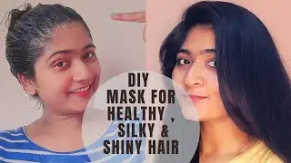 DIY HAIR MASK FOR SHINY& SILKY HAIR ||HEALTHY HAIR RECIPE||NATURAL REMEDIES #THEGOODLYF21 #HAIRCARE
