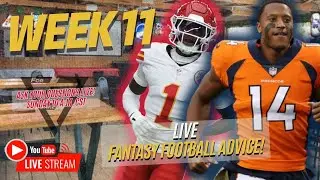 LIVE Week 11 Fantasy Football Rankings, Start/Sit Advice & DFS Picks | FFSQC