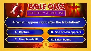 End Times Bible Prophecy Quiz | Test Your Knowledge on the Last Days & Revelation #Bible #quiz