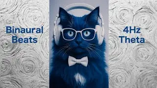 Ritmos Binaurales (Binaural Beats) 4Hz Onda Theta (&theta;)｜Frecuencia &uacute;nica incremental de 5 minutos