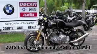 2016 Norton Commando 961 Sport Mk II Galactic Black at Euro Cycles of Tampa Bay