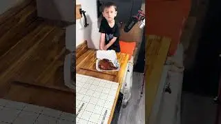 What it&rsquo;s like filming BBQ content with kids! Lol! #shorts