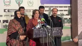 Senator Palwasha Khan Press Conference | Parliament House | Islamabad