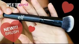 NEW E.L.F. Cosmetics Selfie Ready Powder Brush Review & Demo