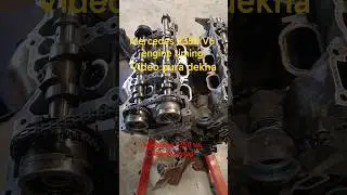 Mercedes E350 V6 engine timing #automobile #mechanic #mercedes #rail #india #engineering