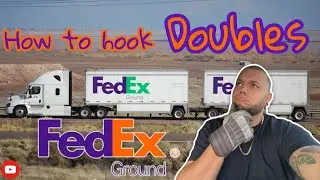 How to hook double trailers for FedEx Ground? ¿Cómo enganchar trailers dobles de FedEx Ground?