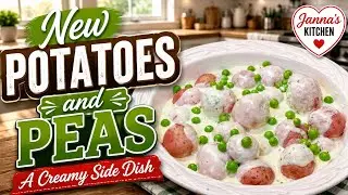New Potatoes & Peas: The Creamy, Dreamy Side Dish