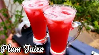 Easy PLUM Juice Recipe At Home #shorts