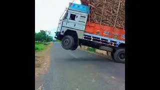//Overload Truck 😲😯 Stunt