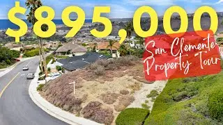 Tour a $895,000 Ocean View Lot Minutes from the Beach | New Construction in San Clemente