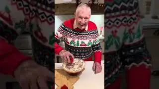 Grandad makes an old fashioned trifle