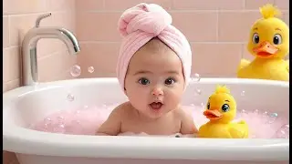 Bath Song with Funny Duck &ndash; Splashy Bath Time Fun for Kids