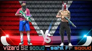 Hip Hop sqoud vs sahil ff sqoud ! cs custome Mach ! watch full mach ! garena free fire India