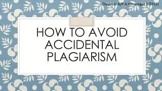 TMF3012: Lecture Group 1: Group Plagiarism