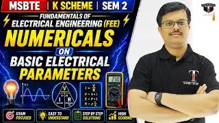 Numerical on Basic Electrical Parameters | FEE | Sem 2 | K Scheme | MSBTE | Toshib Tutorials