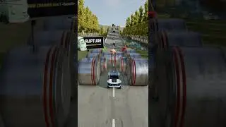 6&times; Hydraulic Presses Vehicle Destruction Scenario - BeamNG.drive