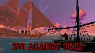 Epic 3v1 against pro players in Sail VR!