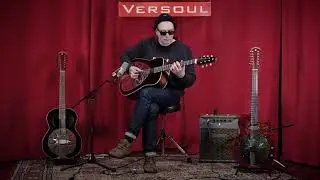 Versoul Resosun Tricone 6 String Acoustic Baritone Resonator Guitar