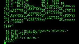 Commodore Business Machines PET 4032 {BASIC Test} (1980)