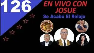 EN VIVO CON JOSUE - EL TOQUE DE QUEDA, S&aacute;bado 10-ENE-2026, 6:30 pm, Entrega #126