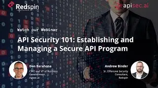 API Security 101: Establishing and Managing a Secure API Program