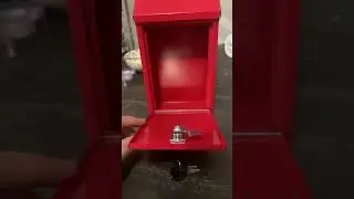 Wall Mounted Steel Suggestion Box with Lock Metal Donation Box Featuring Slot and Suggestion Sheets