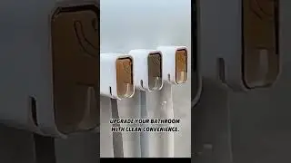 🦷 Smart Wall Toothbrush Holder &ndash; Keep It Clean & Stylish!#BathroomEssentials#HomeOrganization