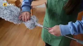 Extendable Fan Cleaning Duster with 100 inches Expandable Pole Handle  BUY LINK IN DISCRIPTION