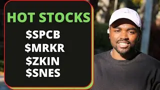 HOT STOCKS | Pre-Market Gainers - SPCB stock, MRKR stock, ZKIN stock, SNES stock
