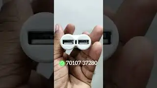 Car🚗 USB Charger🔌 #car #charger #usbcharger #caraccessories #electronic #mobilecharger #automotive