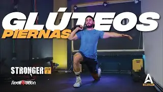 Aumenta PIERNAS Y GL&Uacute;TEOS!! 🍑 Rutina en CASA (STRONGER 8) 🔥