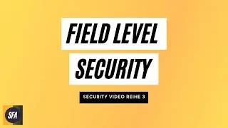 Field Level Security in Salesforce erkl&auml;rt