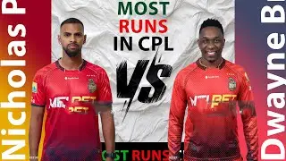 MOST RUNS IN CARRIBEAN PREMIER LEAGUE