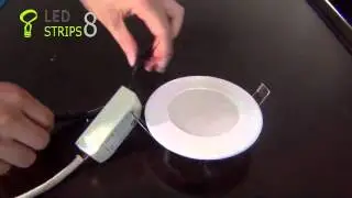 5W LED Panel Light (Driver Included) in Round Shape diameter 120mm Sample Video