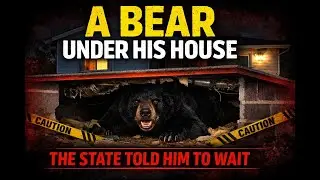 A 550-Pound Bear Under His House and the State Told Him to Wait