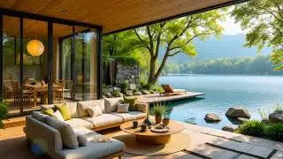 Warm Morning With Gentle Instrumental Jazz | Positive Morning With Smooth Jazz For Relaxing