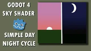 Godot 4 Sky Shader Simple Day Night Cycle