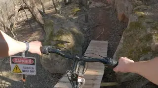 This New Trail Is a TRUE Double Black! - Arcadia Lake East Loop Mountain Biking!