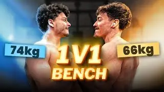 Moi (66kg) vs le GOLEM (74kg): 1v1 MAX D&eacute;velopp&eacute; Couch&eacute; (on tape les 180kg??)