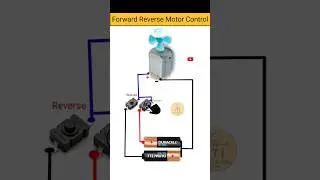Forward Reverse Motor Control Easy DIY | 1.5V DC Motor #shorts #diy #electronic #diymotor