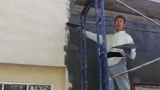 Stucco matching a finish