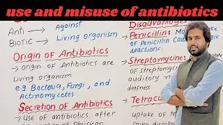 Chapter No 6 # Kingdom Prokaryotes| Use and Misuse of Antibiotics|11th Class Biology|Vision Academy