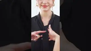 How to tie a bow blouse?  #fashion #stylehacks #styleadvice